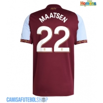 Camisa de time de futebol Aston Villa Ian Maatsen #22 Replicas 1º Equipamento 2025-26 Manga Curta